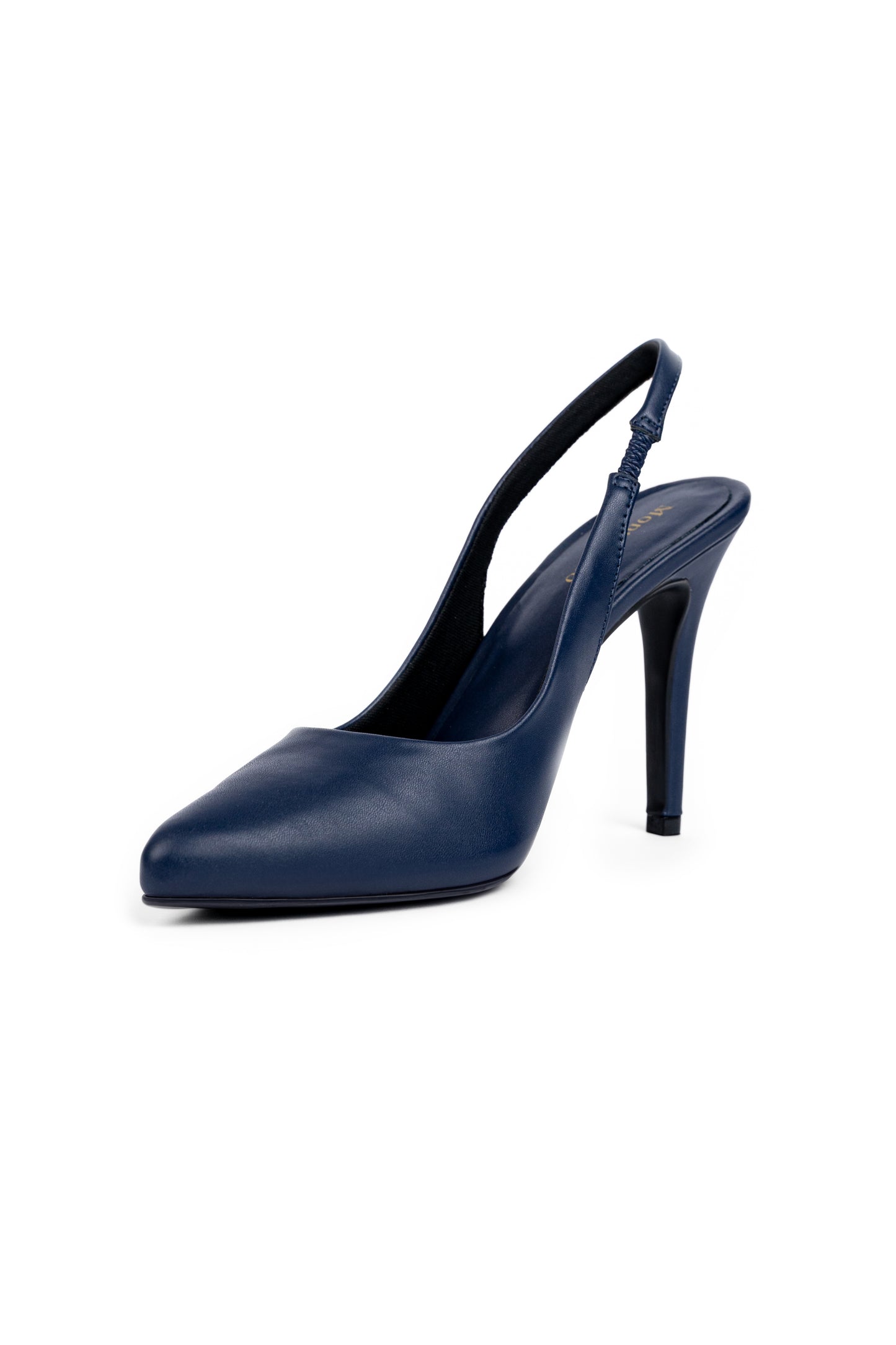 Scarpin Slingback Azul-Marinho