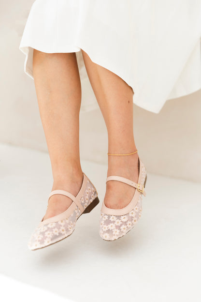 Sapatilha Bailarina Tela Rosê