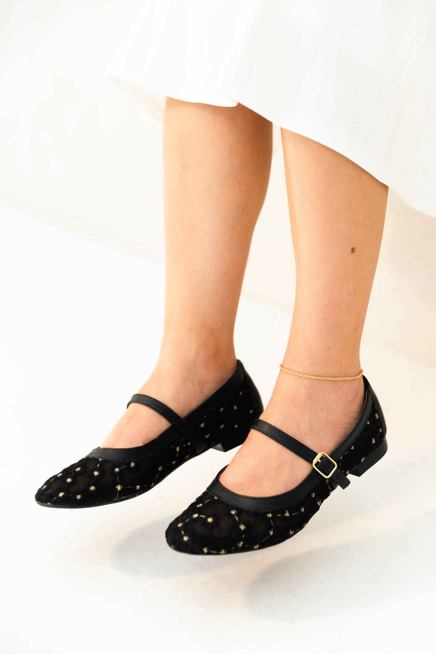 Sapatilha Bailarina Tela Preta