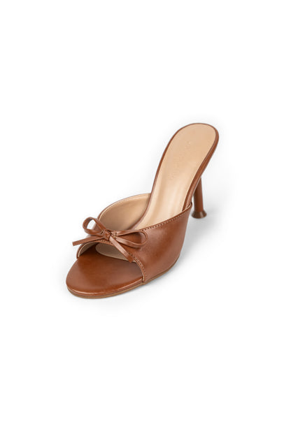 Tamanco Lacinho Caramelo