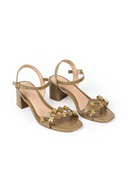 Sandália Aplicação Flor Texas