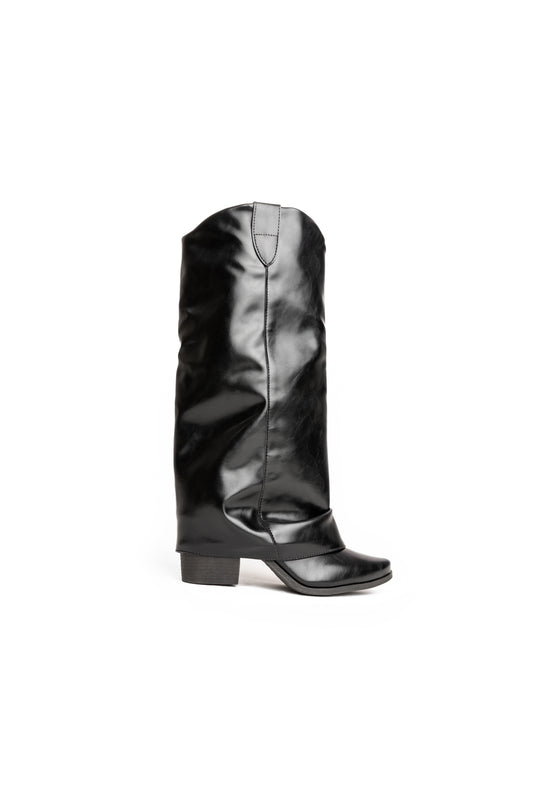 Bota Cano Longo Preta