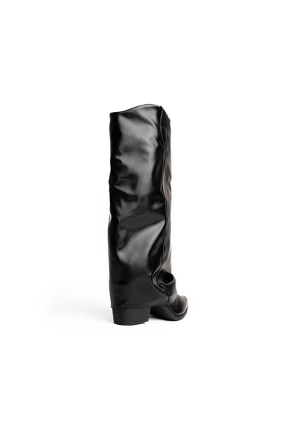 Bota Cano Longo Preta