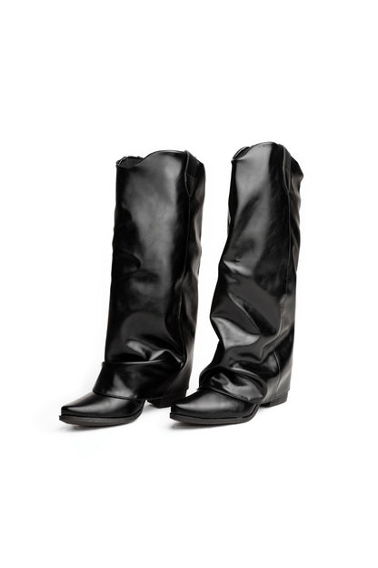 Bota Cano Longo Preta