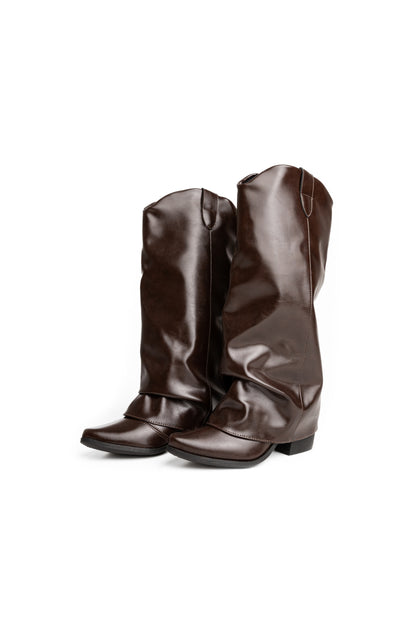 Bota Cano Longo Café