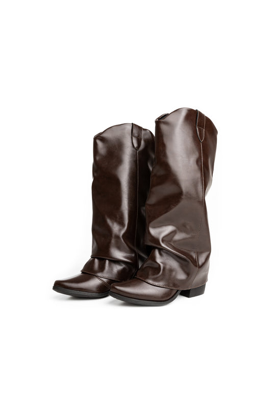 Bota Cano Longo Café