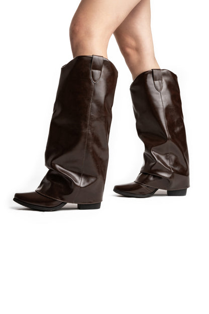 Bota Cano Longo Café