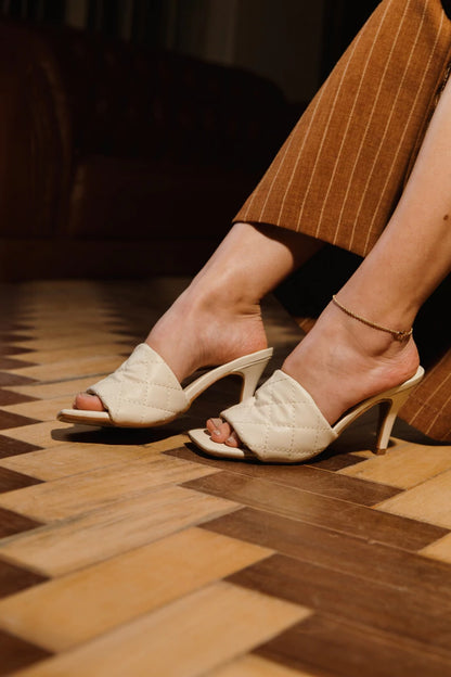 Tamanco Matelassê Off White