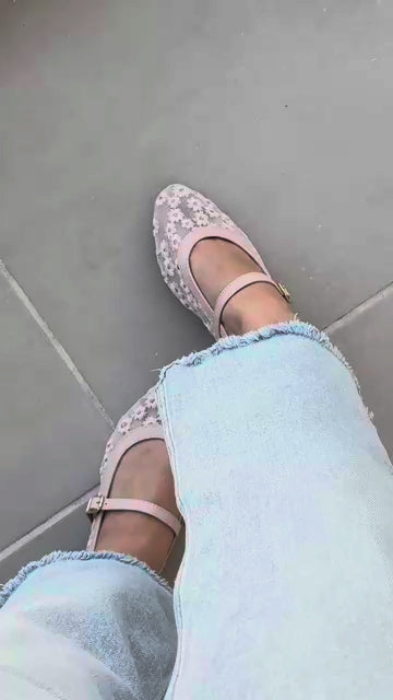 Sapatilha Bailarina Tela Rosê